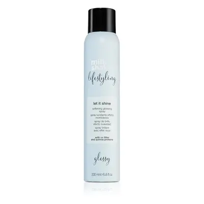 Milk Shake Lifestyling Let it shine ochranný sprej pro lesk a hebkost vlasů 200 ml