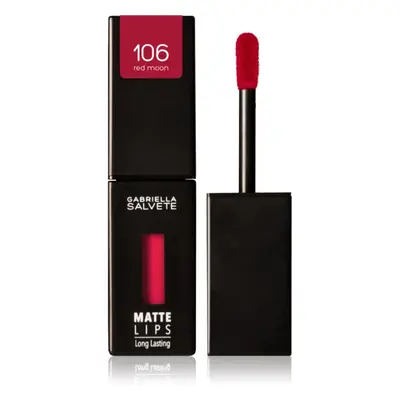 Gabriella Salvete Matte Lips dlouhotrvající tekutá rtěnka s matným efektem odstín 106 Red Moon 4