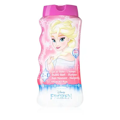 Disney Frozen 2 Bubble Bath & Shampoo sprchový gel a šampon 2 v 1 pro děti 475 ml