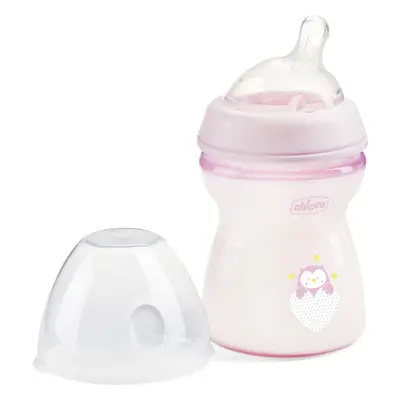 Chicco Natural Feeling Girl kojenecká láhev 2m+ 250 ml