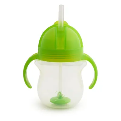 Munchkin Click Lock™ Tip & Sip hrnek s brčkem se závažím Green 6 m+ 207 ml