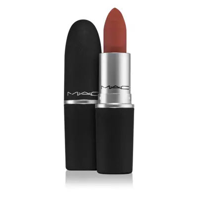 MAC Cosmetics Powder Kiss Lipstick matná rtěnka odstín Devoted to Chili 3 g