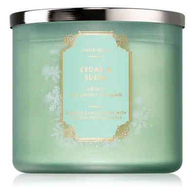 Bath & Body Works Cedar & Suede vonná svíčka 411 g