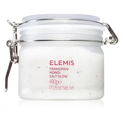 Elemis Body Exotics Frangipani Monoi Salt Glow minerální tělový peeling 490 g