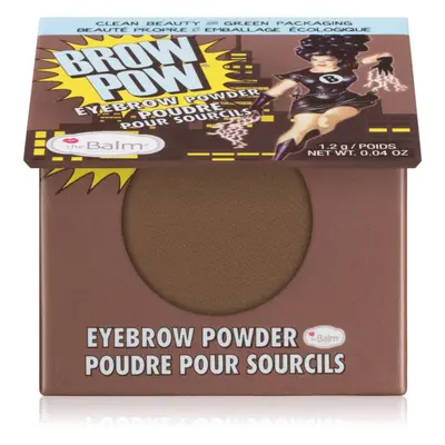 theBalm Browpow® pudr na obočí v praktickém magnetickém pouzdře odstín Light Brown 1,2 g