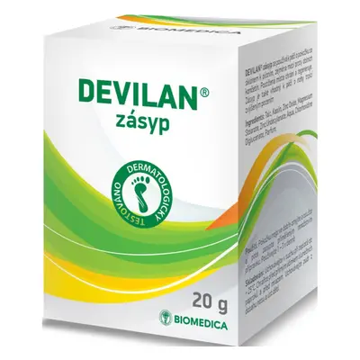 Biomedica Devilan zásyp na nohy 20 g