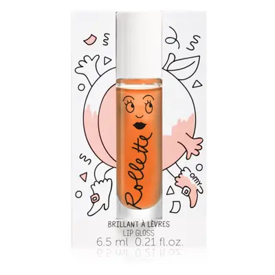 Nailmatic Kids Rollette lesk na rty pro děti odstín Peach 6,5 ml