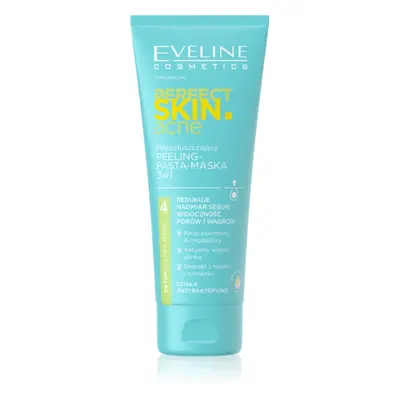 Eveline Cosmetics Perfect Skin .acne exfoliační maska 3 v 1 75 ml