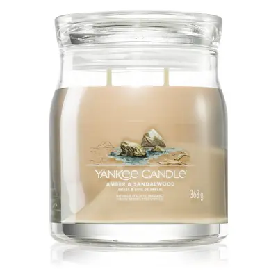 Yankee Candle Amber & Sandalwood vonná svíčka 368 g