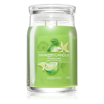 Yankee Candle Vanilla Lime vonná svíčka Signature 567 g