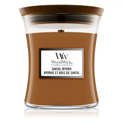 Woodwick Santal Myrrh vonná svíčka 275 g