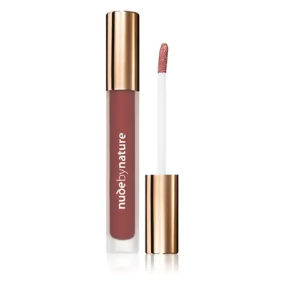 Nude by Nature Satin Liquid Lipstick krémová rtěnka se saténovým finišem odstín 09 Rich Plum 3,7