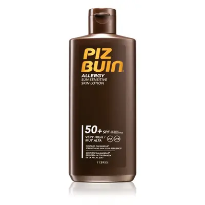 Piz Buin Allergy ochranné opalovací mléko pro suchou a citlivou pokožku SPF 50+ 200 ml