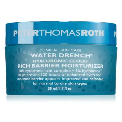 Peter Thomas Roth Water Drench Hyaluronic Cloud Rich Barrier Moisturizer bohatý hydratační krém 