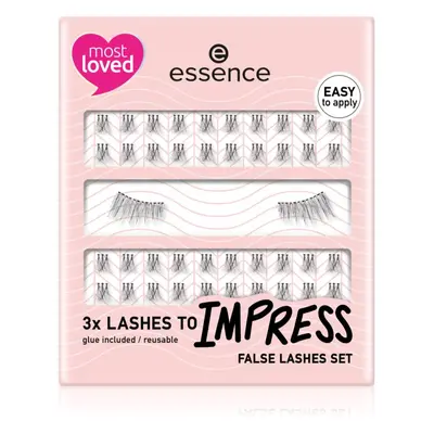 essence LASHES TO IMPRESS umělé řasy výhodné balení