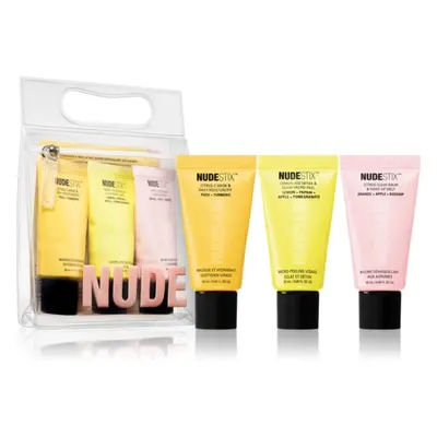 Nudestix Nudeskin 3-Step: Citrus Renew Set cestovní sada na obličej