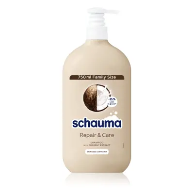 Schwarzkopf Schauma Repair & Care šampon pro suché a poškozené vlasy s kokosem 750 ml