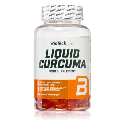 BioTechUSA Liquid Curcuma kapsle pro podporu imunitního systému 30 cps