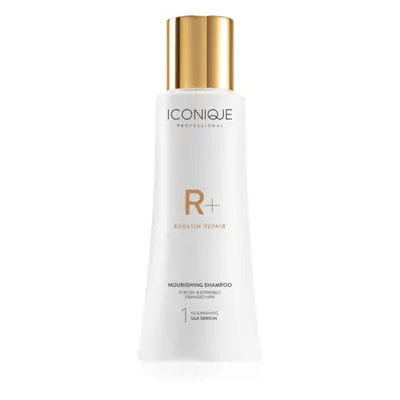 ICONIQUE Professional R+ Keratin repair Nourishing shampoo obnovující šampon s keratinem pro suc