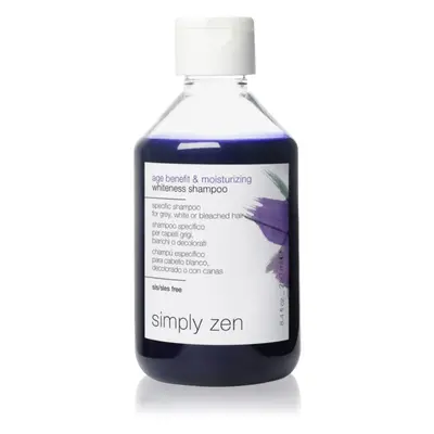 Simply Zen Age Benefit & Moisturizing tónovací šampon pro zesvětlené nebo melírované vlasy 250 m