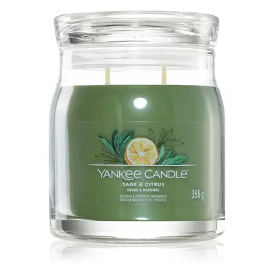 Yankee Candle Sage & Citrus vonná svíčka Signature Signature 368 g