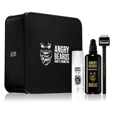 Angry Beards Dude's Cosmetics dárková sada na vousy pro muže