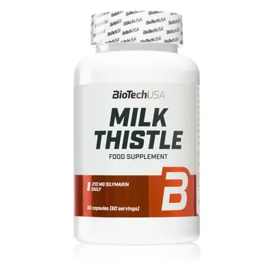 BioTechUSA Milk Thistle kapsle pro podporu funkce jater 60 cps