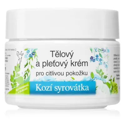 Bione Cosmetics Kozí Syrovátka výživný krém na obličej a tělo pro citlivou pokožku 260 ml