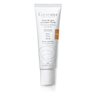 Avène Couvrance tekutý krycí make-up SPF 20 odstín 4.0 Honey 30 ml