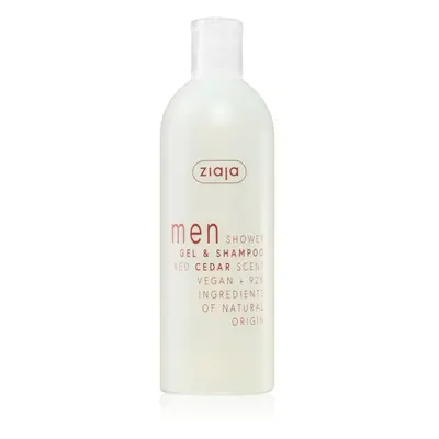 Ziaja Men šampon a sprchový gel 2 v 1 Red Cedar 400 ml