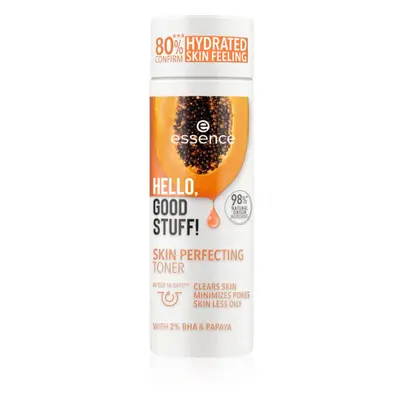 essence Hello, Good Stuff! 2% BHA & Papaya normalizační tonikum k redukci kožního mazu 100 ml