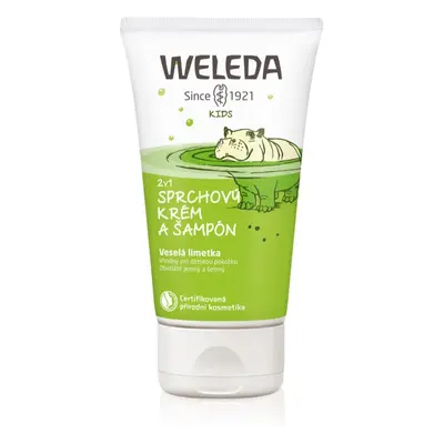 Weleda Kids Veselá limetka sprchový krém a šampon pro děti 2 v 1 150 ml