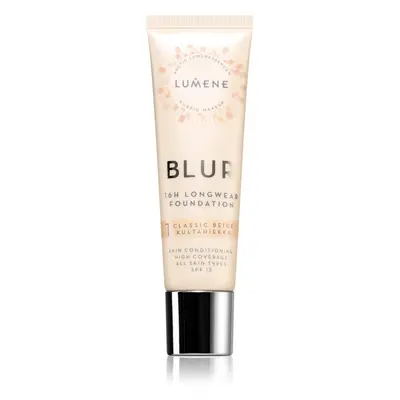 Lumene Blur 16h Longwear dlouhotrvající make-up SPF 15 odstín 1 Classic Beige 30 ml