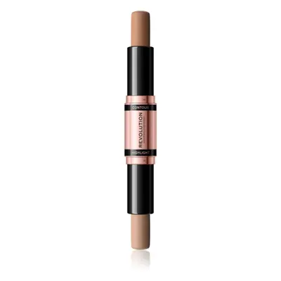 Makeup Revolution Fast Base oboustranná konturovací tyčinka odstín Fair 2x4,3 g