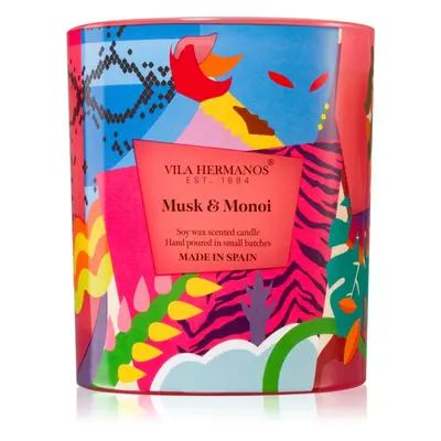 Vila Hermanos 70ths Year Musk & Monoi vonná svíčka 200 g