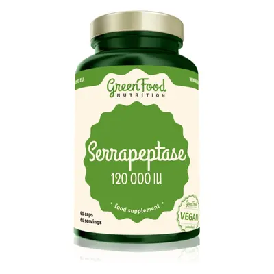 GreenFood Nutrition Serrapeptase 120 000 IU podpora správného fungování organismu 60 cps