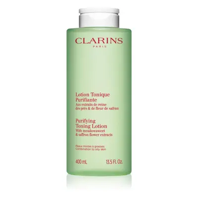 Clarins Cleansing Purifying Toning Lotion čisticí tonikum pro smíšenou až mastnou pokožku 400 ml