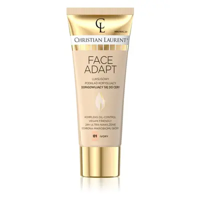 Christian Laurent Face Adapt hydratační make-up s vyhlazujícím účinkem odstín 01 Ivory 30 ml