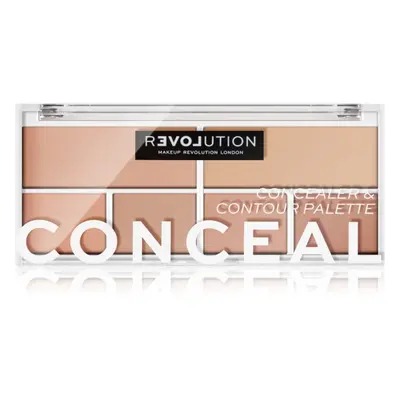 Revolution Relove Conceal Me paleta korektorů odstín Fair 2,8 g