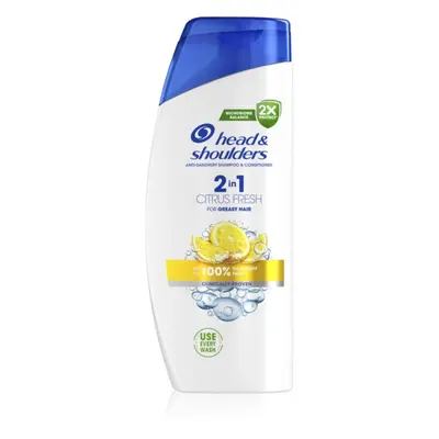 Head & Shoulders Citrus Fresh 2v1 šampon proti lupům pro mastné vlasy 625 ml