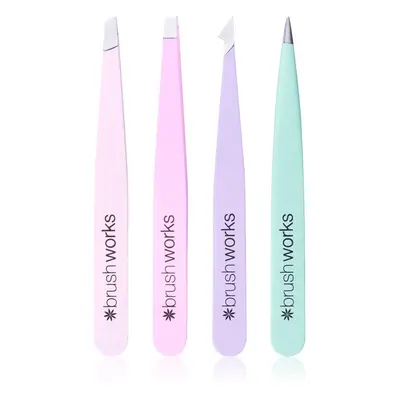 Brushworks Tweezer Set Pastel sada pinzet