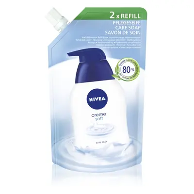 Nivea Creme Soft tekuté mýdlo náhradní náplň 500 ml