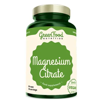 GreenFood Nutrition Magnesium Citrate podpora spánku a regenerace 90 cps