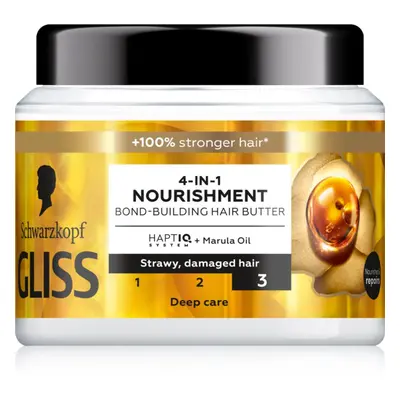 Schwarzkopf Gliss Oil Nutritive intenzivně vyživující maska pro poškozené vlasy 400 ml