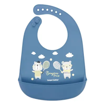 Canpol babies Bonjour Paris Bibs bryndák Blue 1 ks