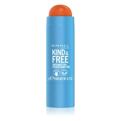 Rimmel Kind & Free multifunkční líčidlo pro oči, rty a tvář odstín 004 Tangerine Dream 5 g