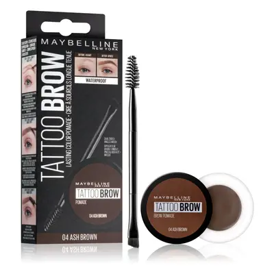 MAYBELLINE NEW YORK Tattoo Brow gelová pomáda na obočí odstín 04 Ash Brown 3.5 ml