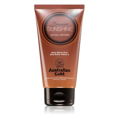 Australian Gold Bronze Sunshine opalovací krém do solária s bronzerem 133 ml