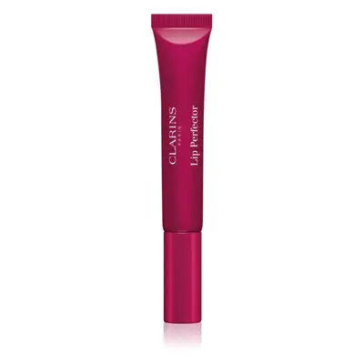 Clarins Lip Perfector Shimmer lesk na rty s hydratačním účinkem odstín 08 Plum Shimmer 12 ml