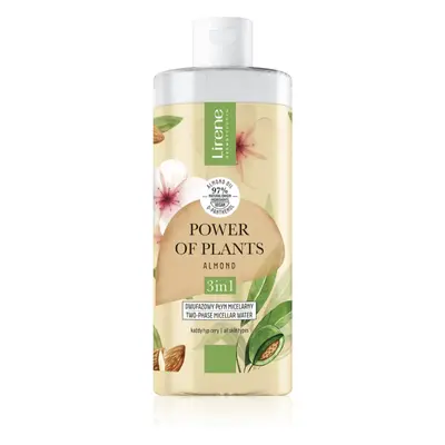 Lirene Power of Plants Almond micelární voda 3v1 se zklidňujícím účinkem 400 ml